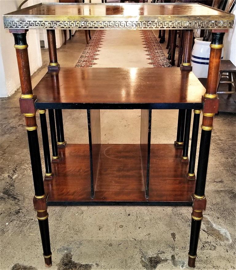 Empire Revival Empire Style Canterbury Side Table