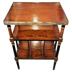 Empire Style Canterbury Side Table