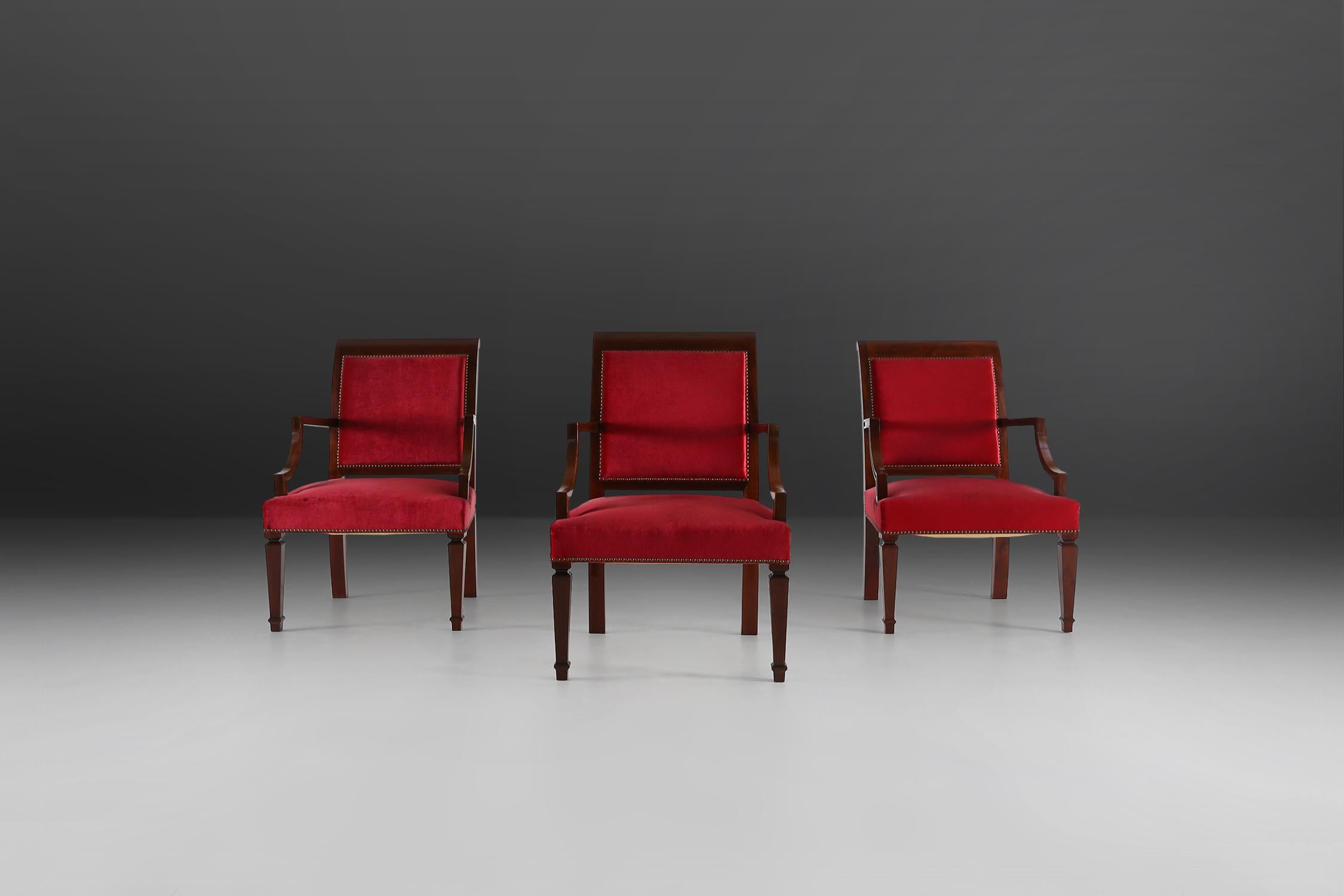 Stühle im Empire-Stil, 1950''s im Angebot 4