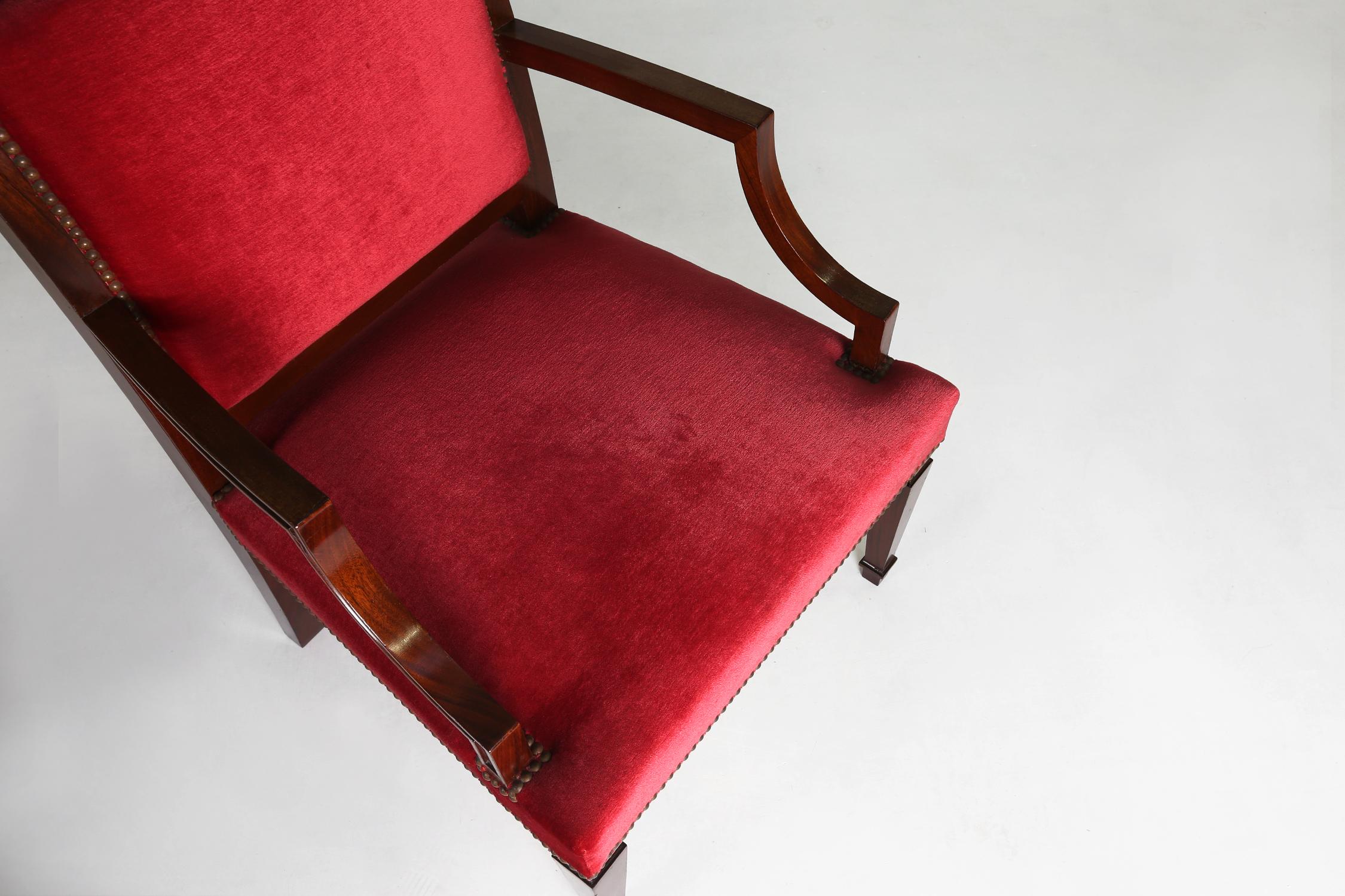 Stühle im Empire-Stil, 1950''s im Zustand „Gut“ im Angebot in Meulebeke, BE