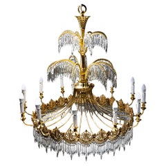Empire-style Chandelier after Schinkel, probably Berlin, early 20th Century