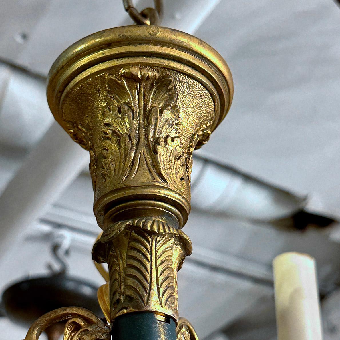 Dorato Lampadario stile impero in vendita