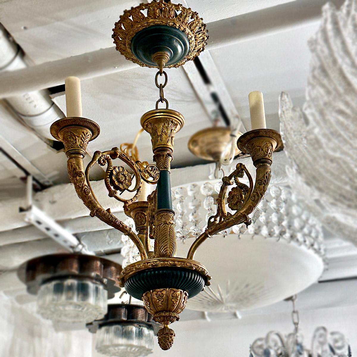 Inizio XX secolo Lampadario stile impero in vendita