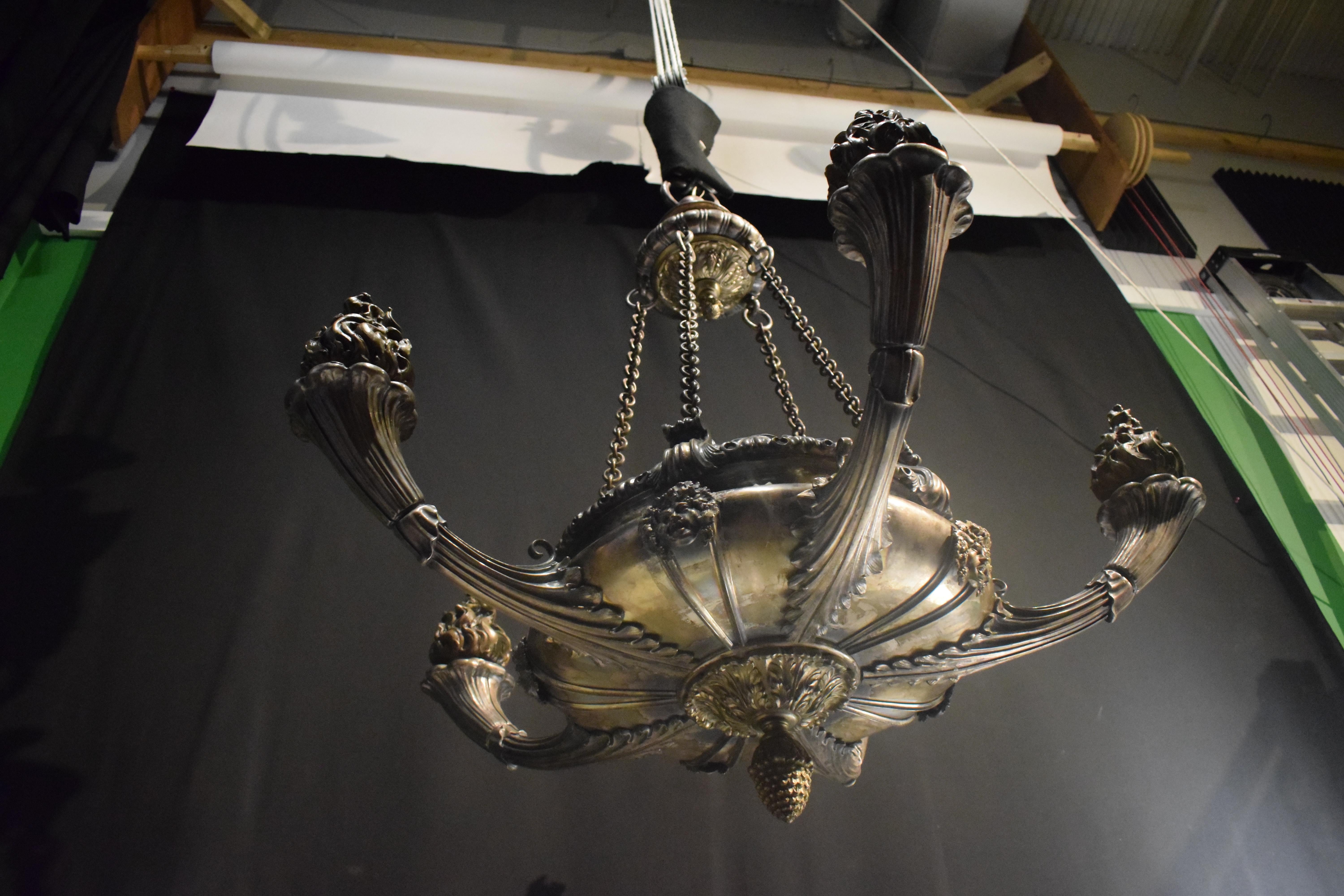 Empire Style Chandelier.  For Sale 3