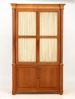 Libreria in legno di ciliegio in stile Impero