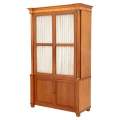 Libreria in legno di ciliegio in stile Impero