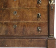 Empire style chest of drawers