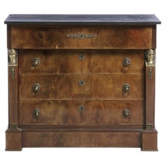 Empire style chest of drawers