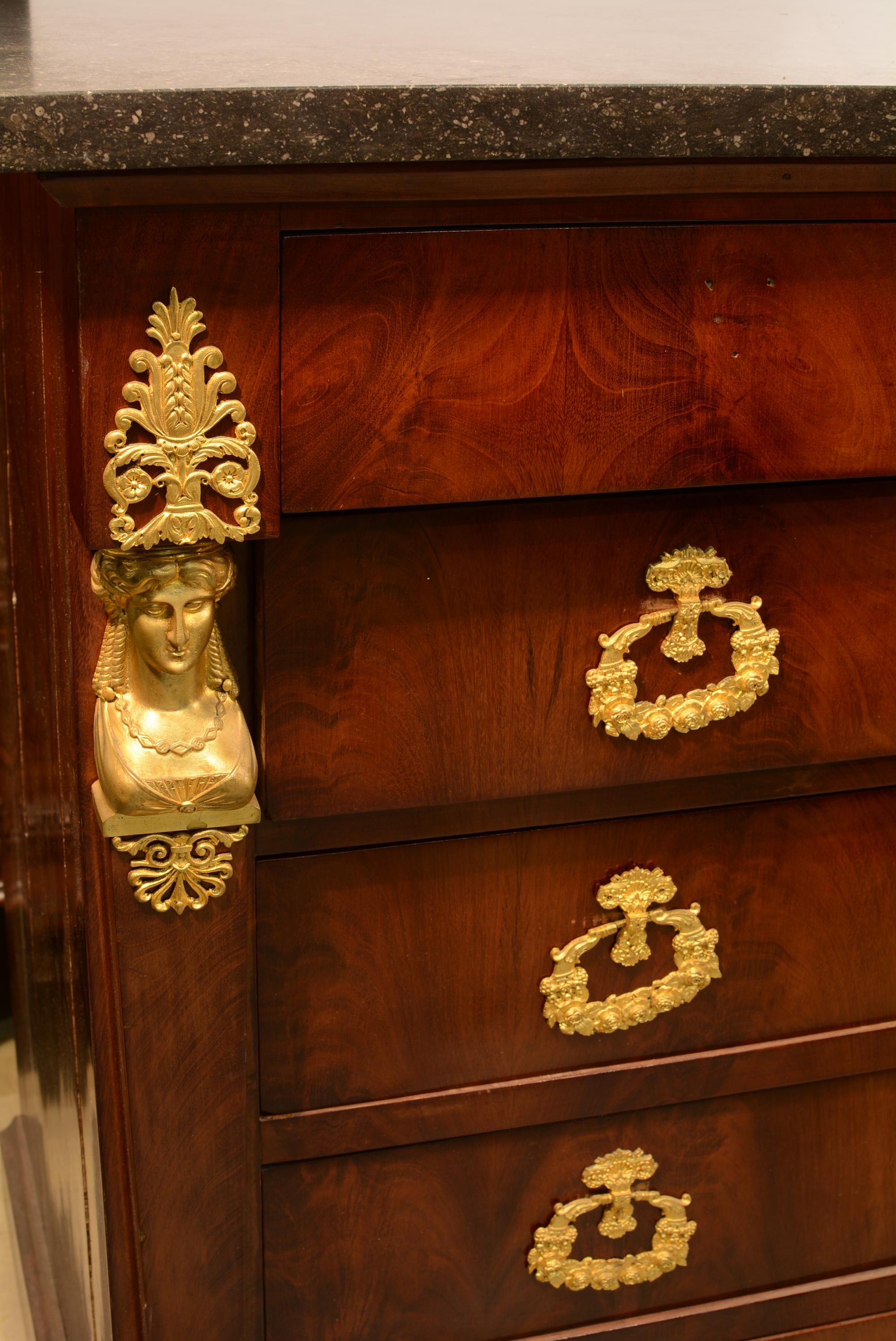 empire style chest of drawers