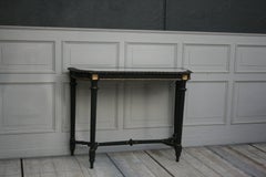 Empire Style Console Table with Marble Top, France, circa 1920
