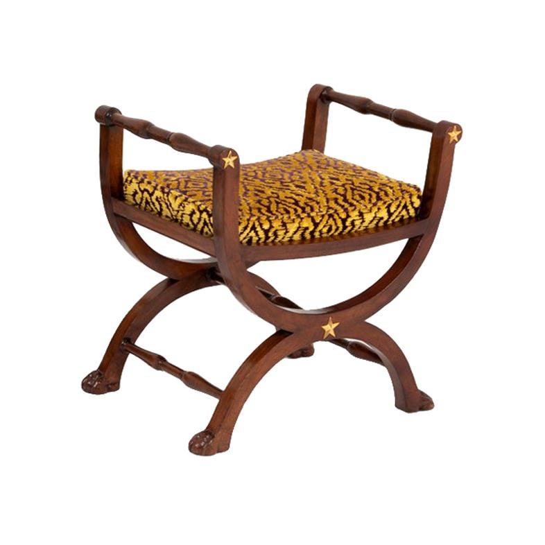 Empire Style Curule Seat, 19th century