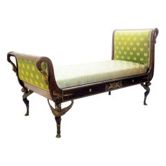 Empire Style Daybed, End of 19th Century, France