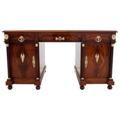 Empire Style Desk, France, circa 1870, Renovated