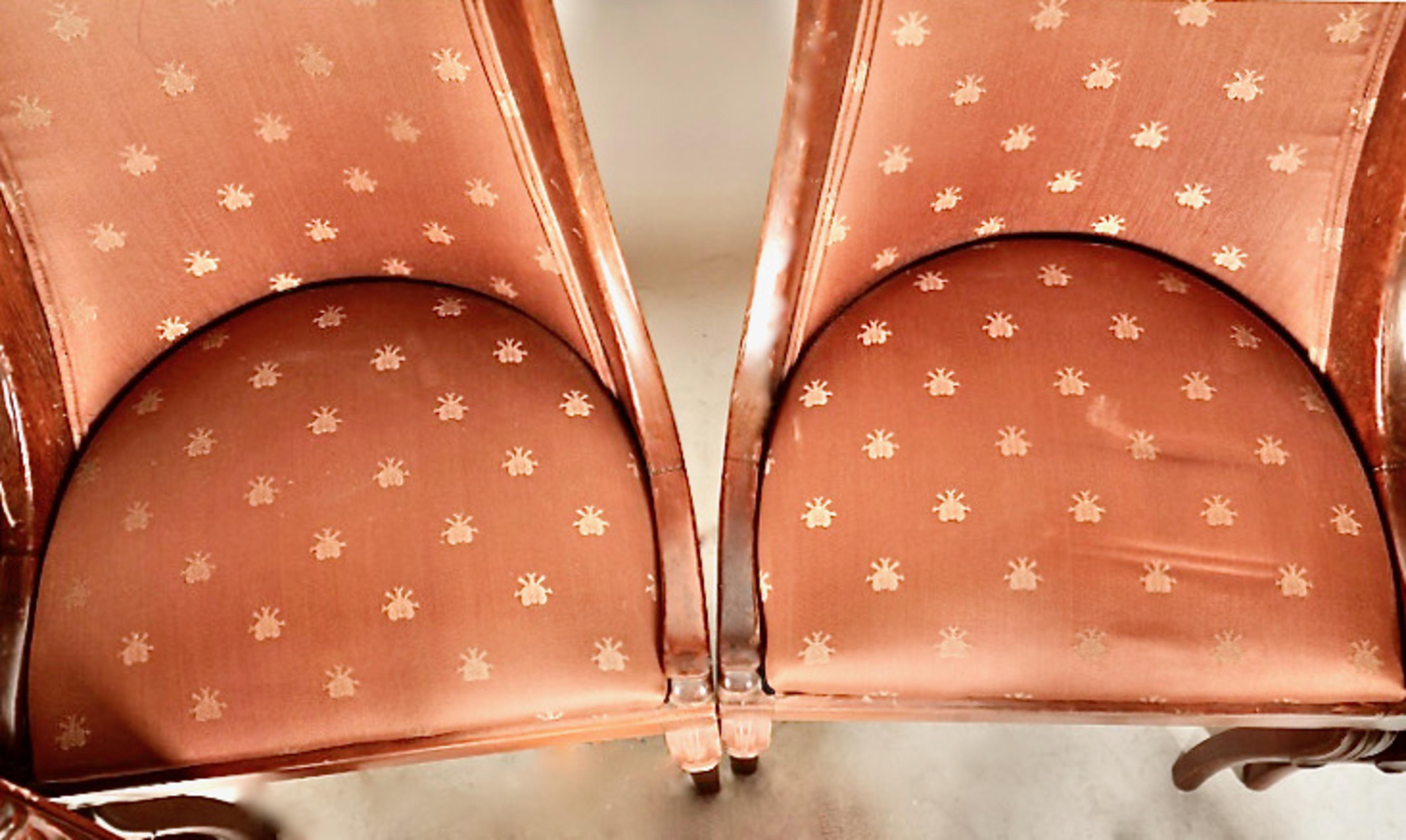 French Empire-Style Dining Chairs, Set of 6 For Sale