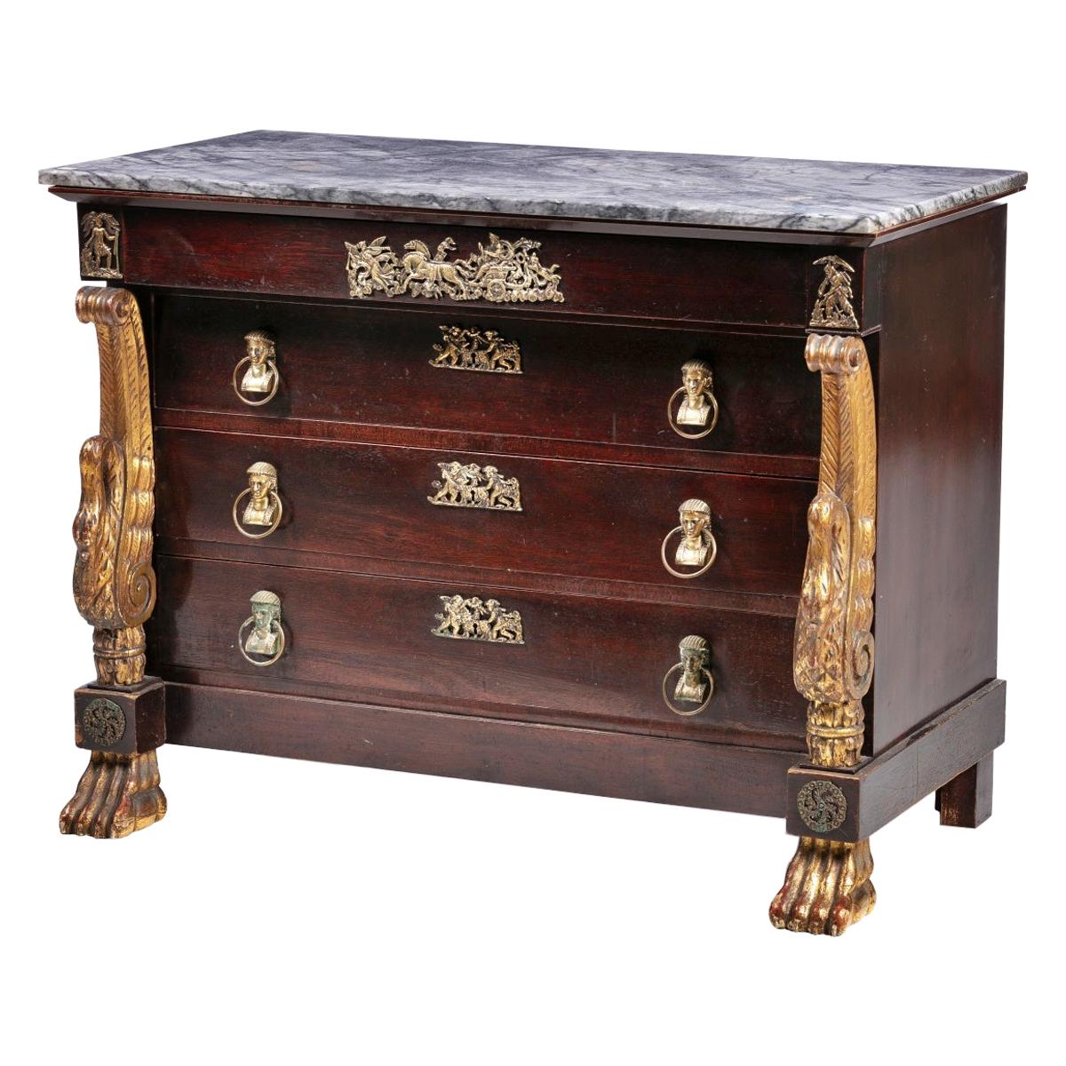 Empire Style Dresser, France, 19th Century