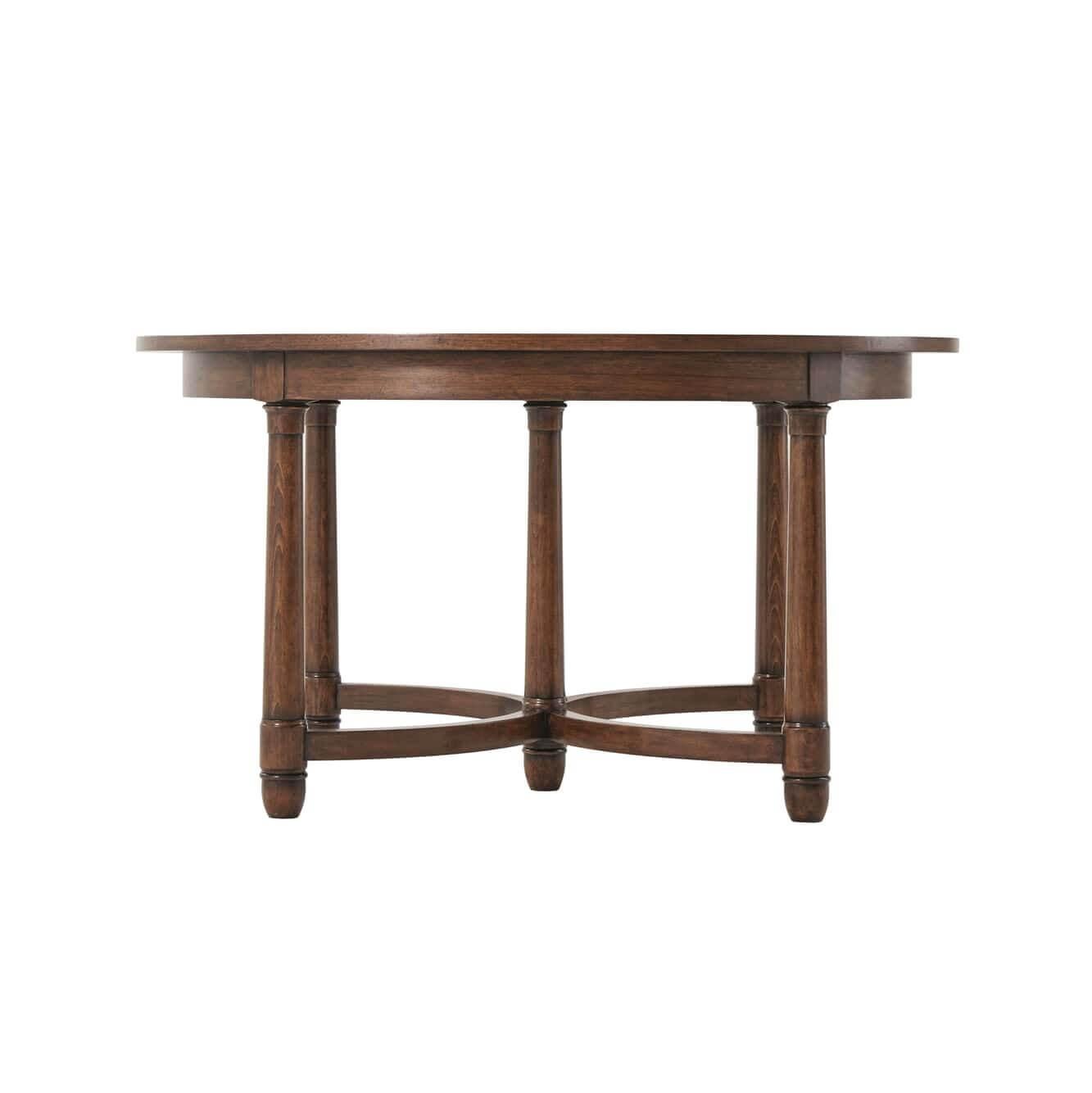 Empire Style Extending Dining Table In New Condition For Sale In Westwood, NJ