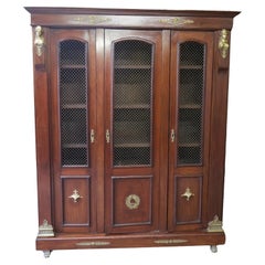 Empire style french bookcase