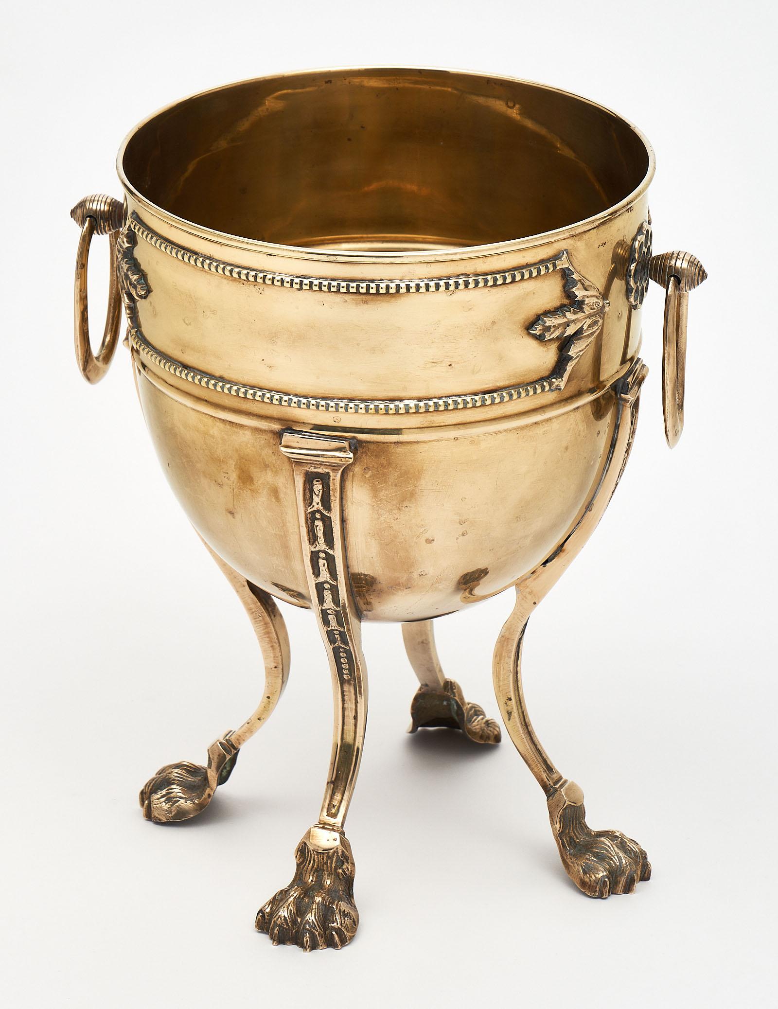 Empire Style French Brass Planters 1