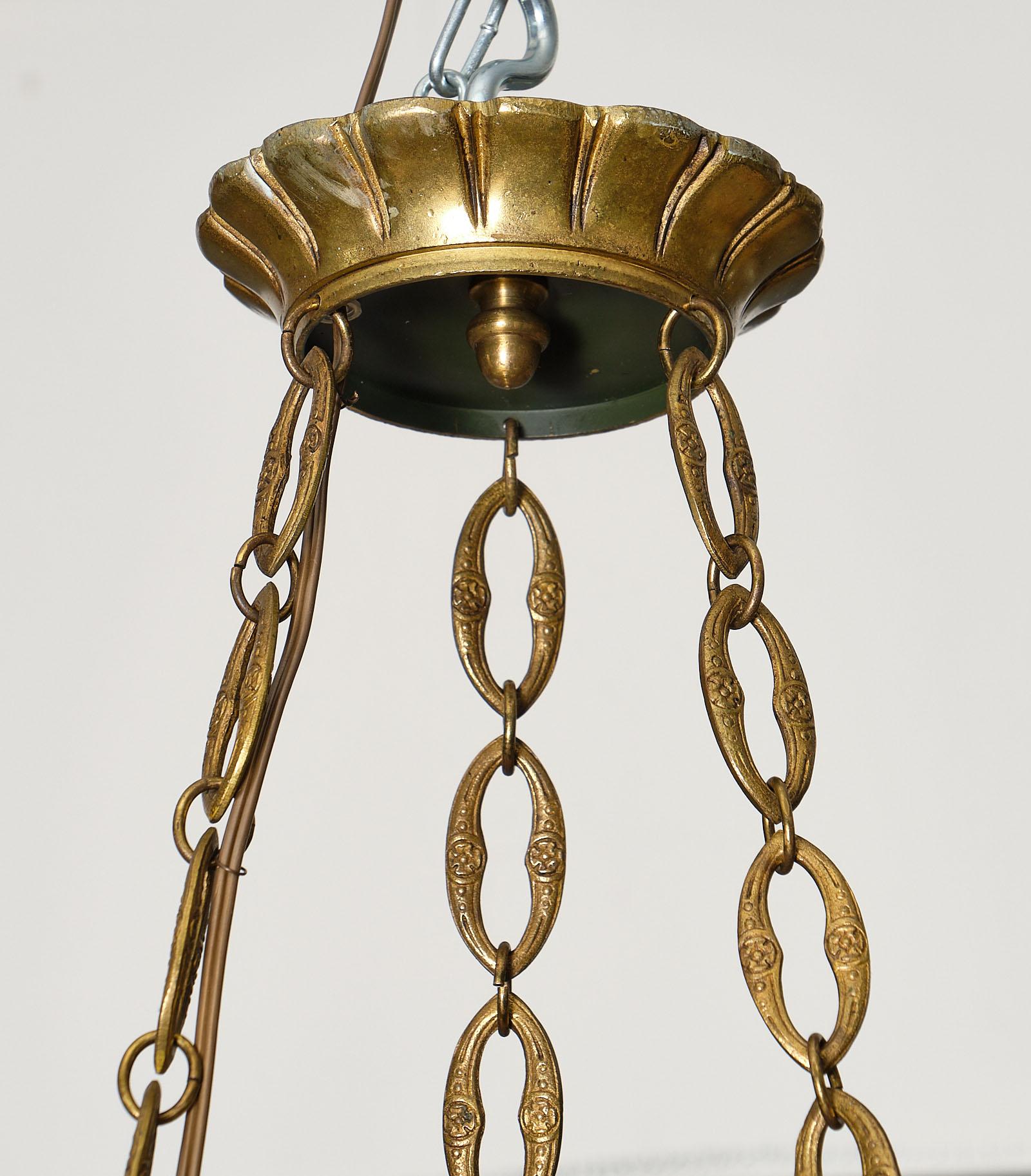 Empire Style French Bronze Chandelier 2