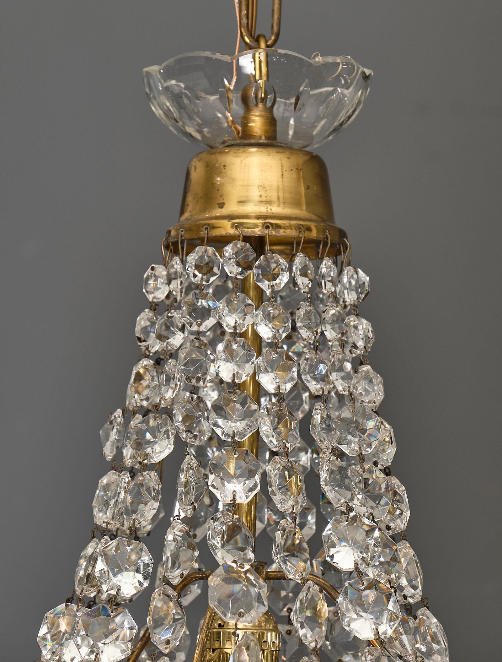 empire style crystal chandelier
