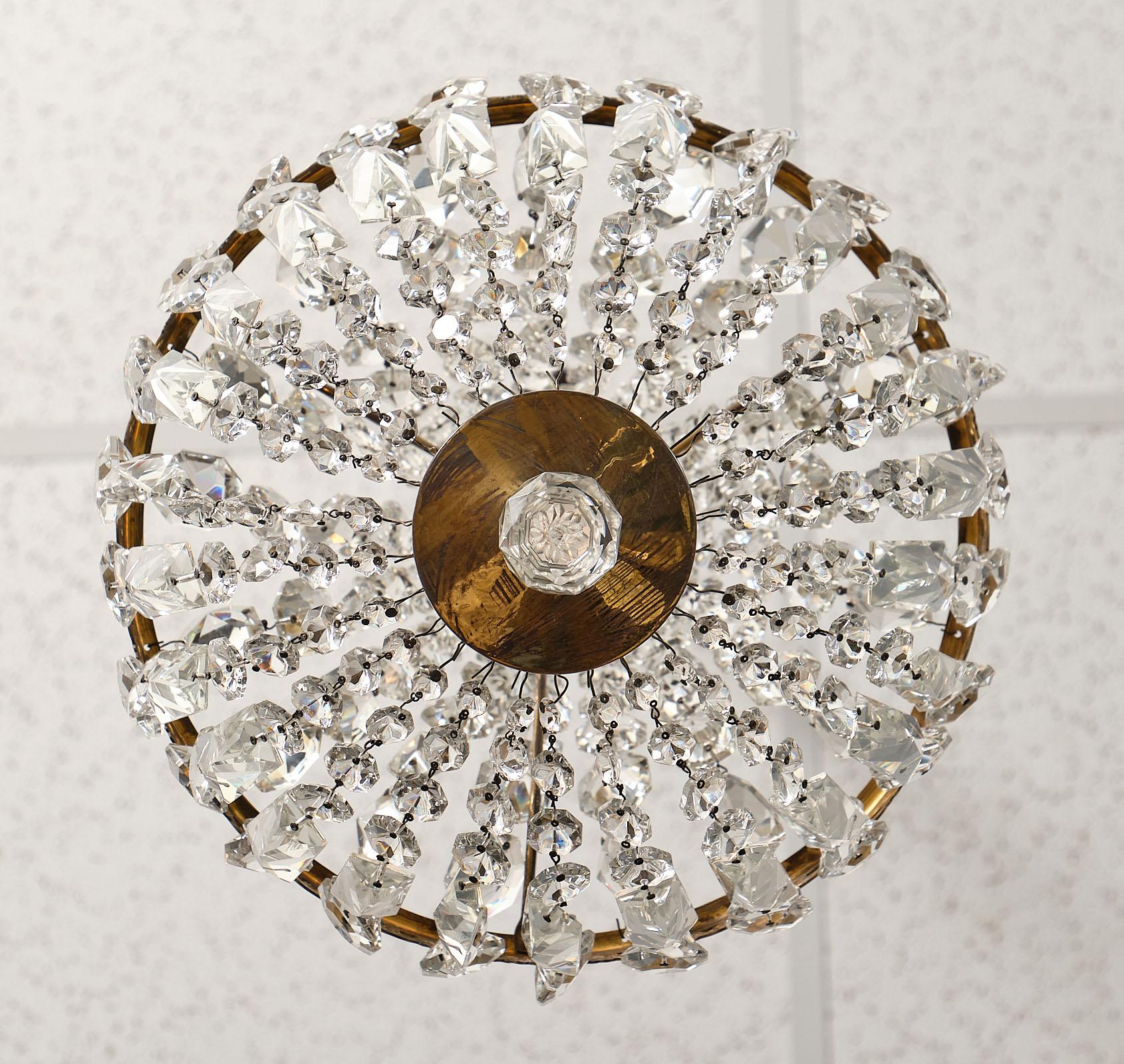 Empire Style French Crystal Chandelier 3