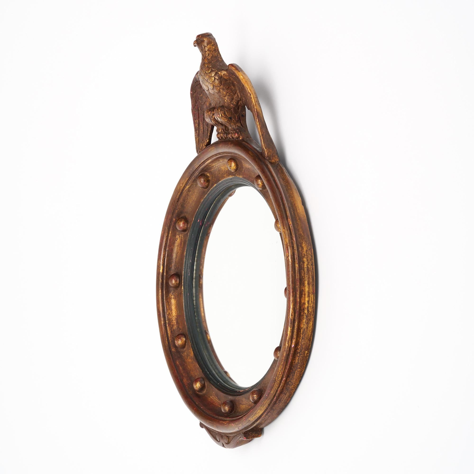 Specchio a forma di aquila francese in stile impero in vendita 2