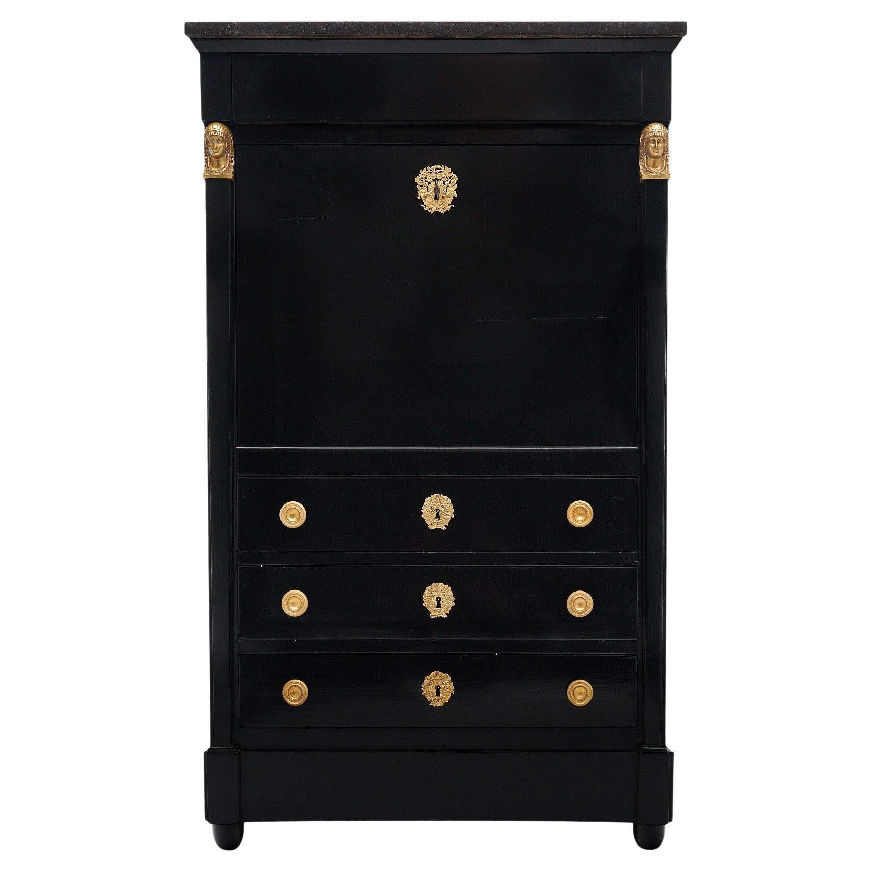 Empire Style French Secretary “Retour d’Egypte” For Sale