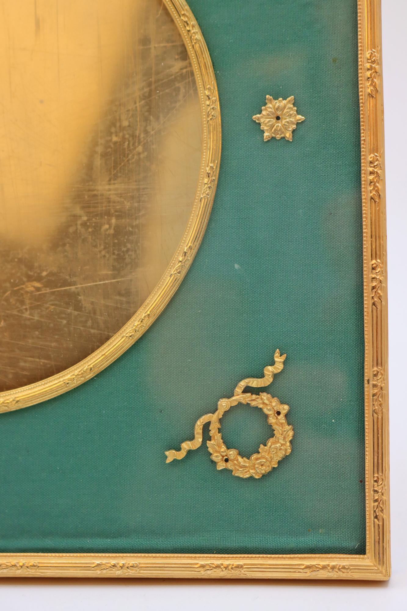 Empire Style Gilt Bronze Frame, 19th Century In Good Condition In Saint-Ouen, FR