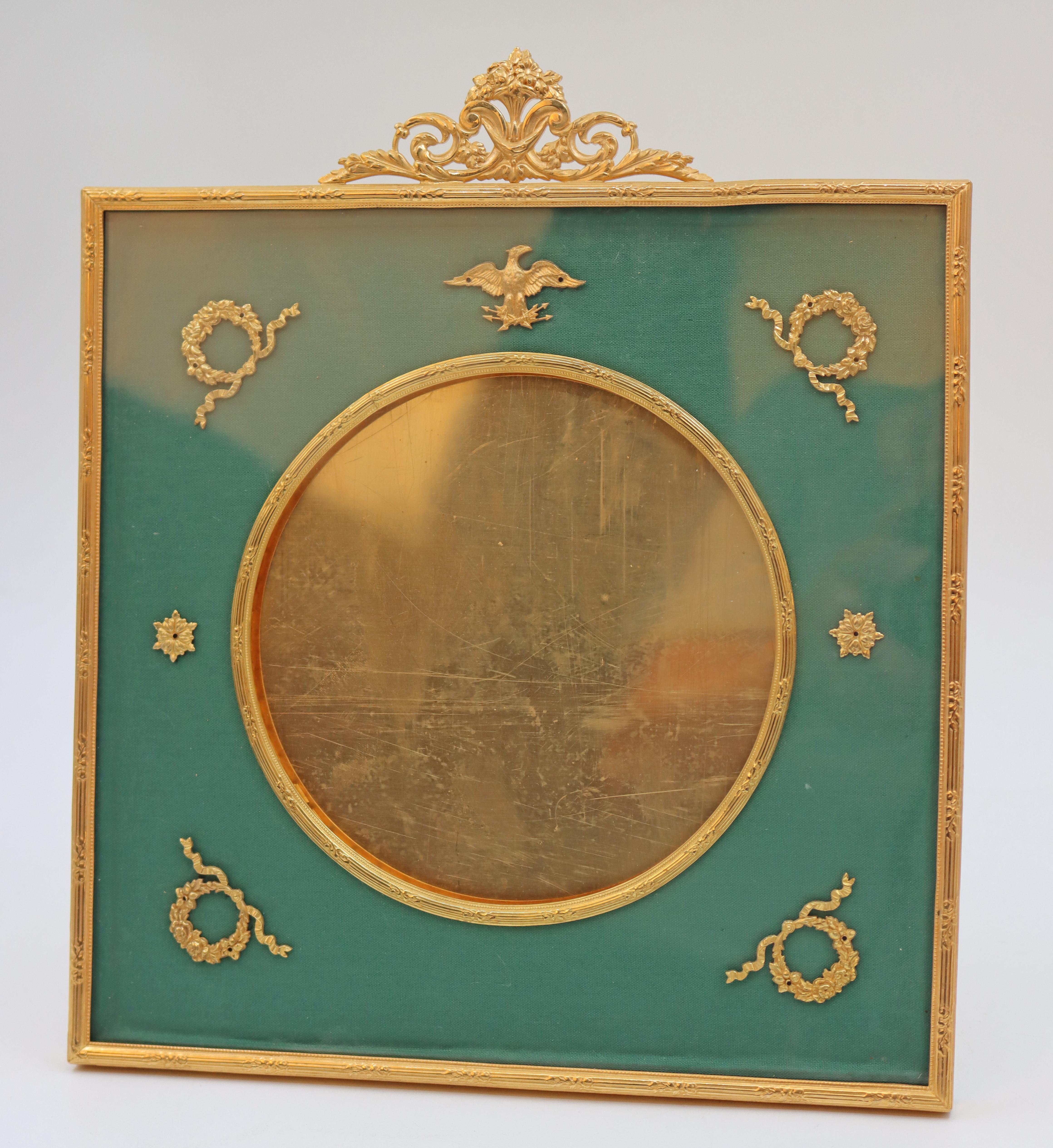 Empire Style Gilt Bronze Frame, 19th Century 4