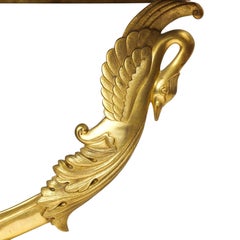 Empire Style Gilt Bronze Gueridon Table