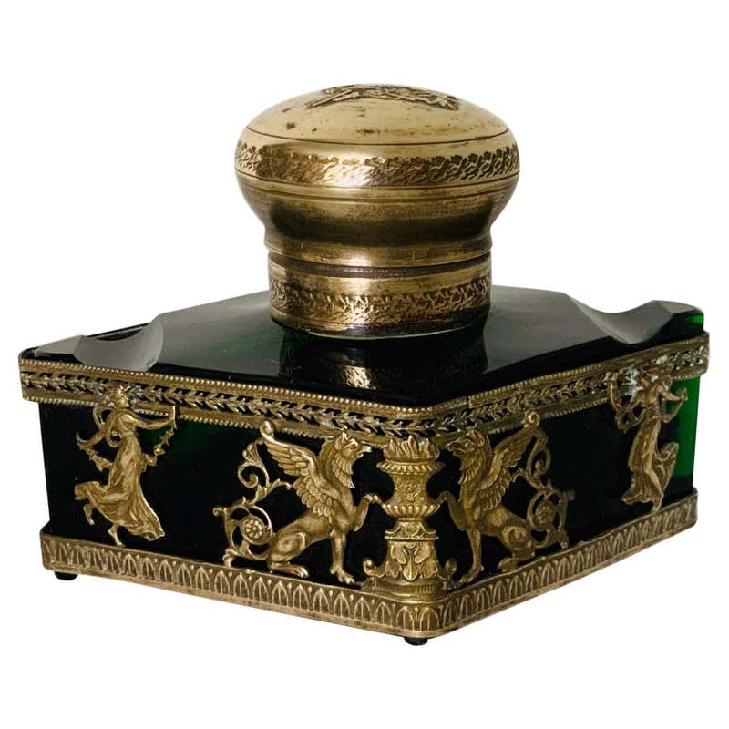 Antique Inkwells For Sale at 1stdibs | antique ink wells, antique ...