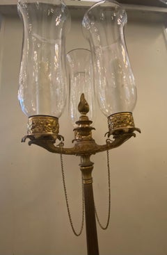 Empire Style Gilt Bronze Table Lamp