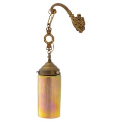 Empire Style Gilt Metal Hanging Wall Light