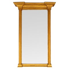 Empire Style Giltwood Wandspiegel