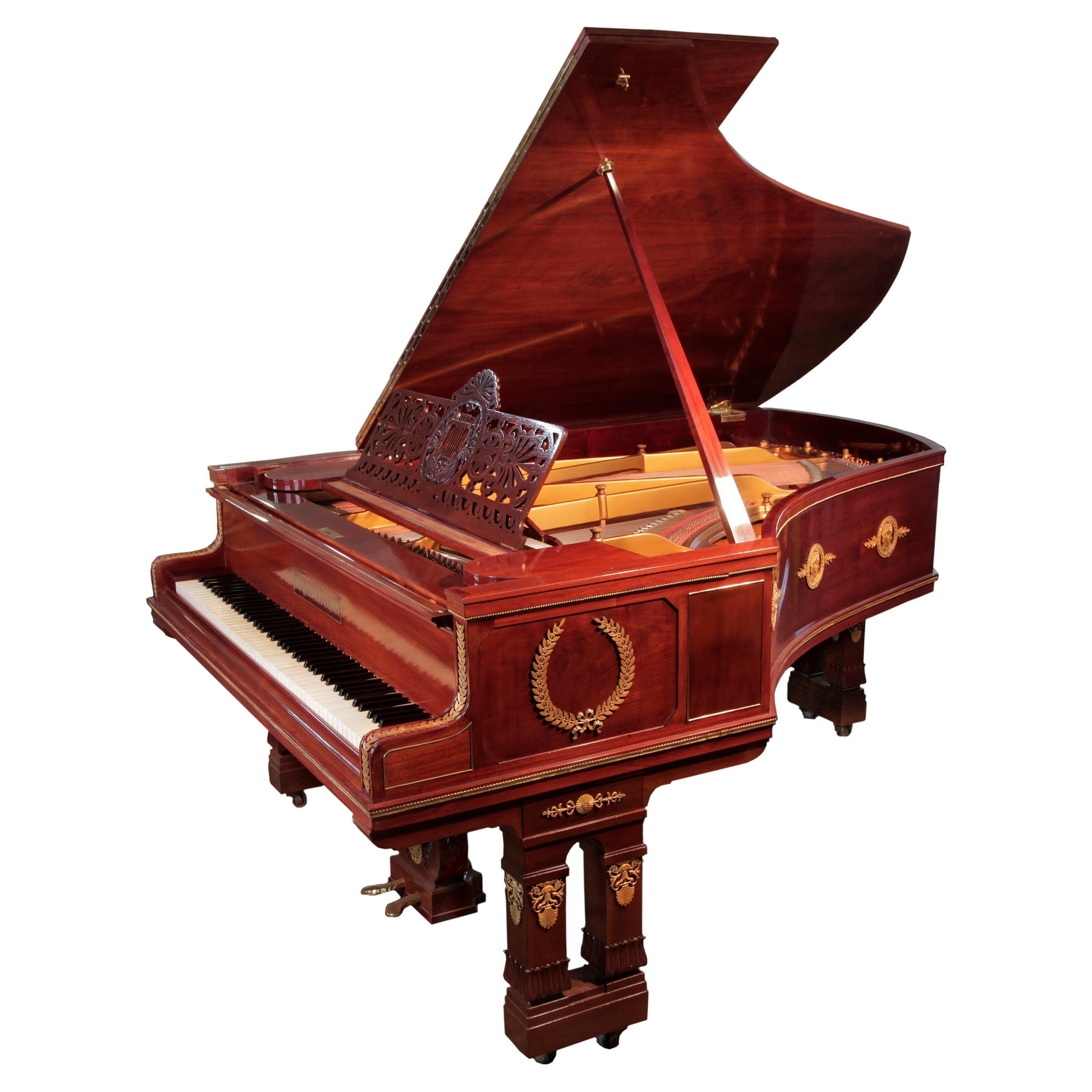 Ibach Modèle 2 Grand Piano de Style Empire Boîtier en Acajou Montures en Ormolu