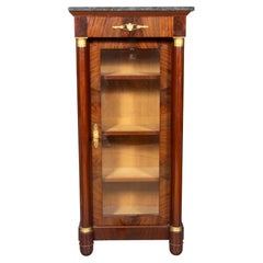Empire Style Mahogany Bookcase
