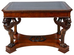 Empire style Mahogany centre table, circa 1880