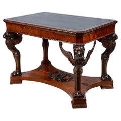 Empire style Mahogany centre table, circa 1880