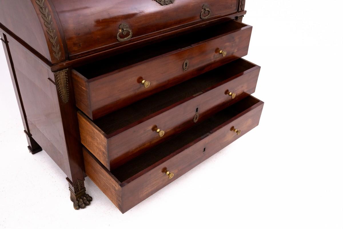 Empire style mahogany secretary, France, late 19th century 3