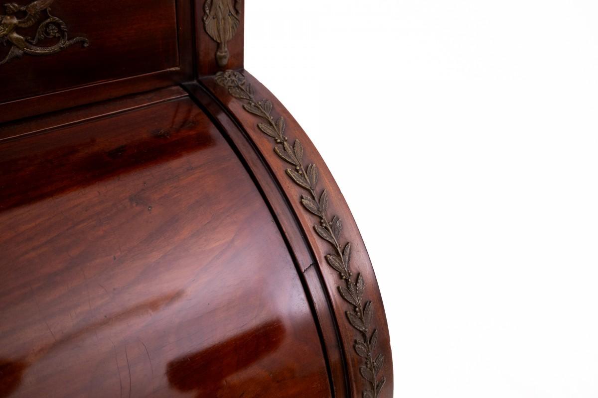 Late 19th Century Empire style mahogany secretary, France, late 19th century