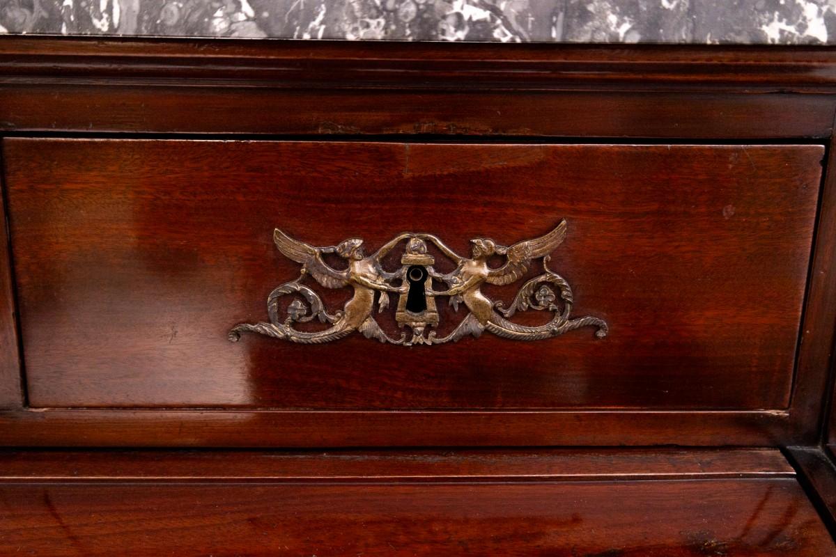 Empire style mahogany secretary, France, late 19th century 1