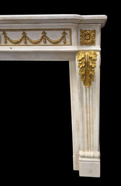Cheminée en marbre de style Empire