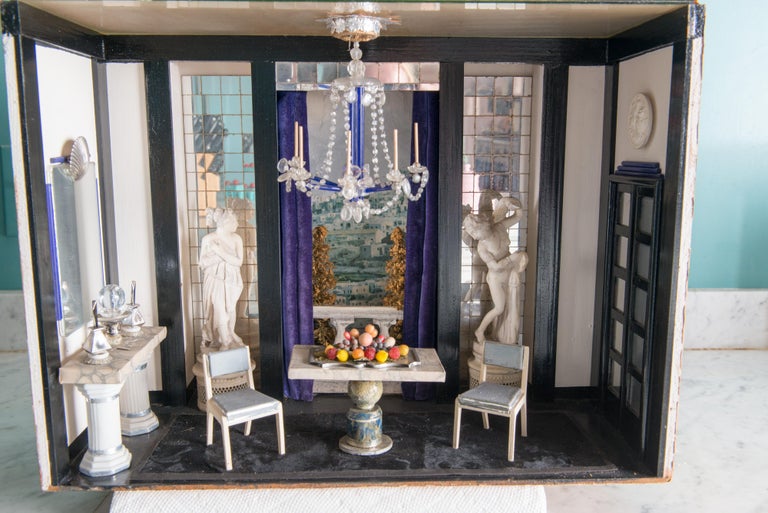 Empire Style Miniature Room Attributed to Narcissa Thorne For Sale 12