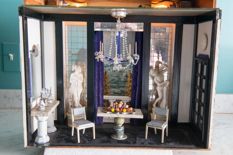 Empire Style Miniature Room Attributed to Narcissa Thorne For Sale 1