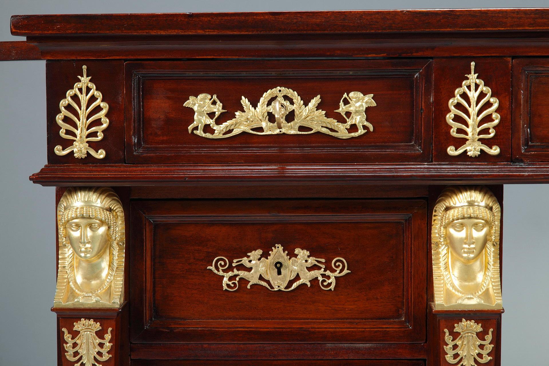 Bureau de style Empire, datant d'environ 1875 3