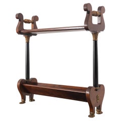 Empire Style Open Bookstand with Lyre Sides