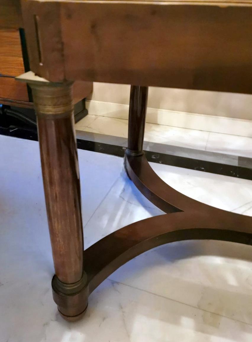 Empire Style Oval French Extending Dining Table. 8