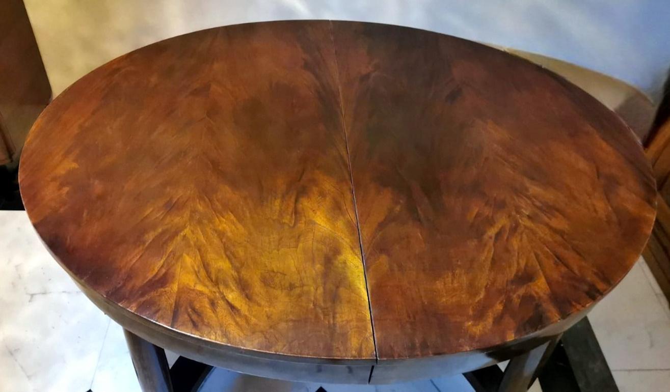 20th Century Empire Style Oval French Extending Dining Table.