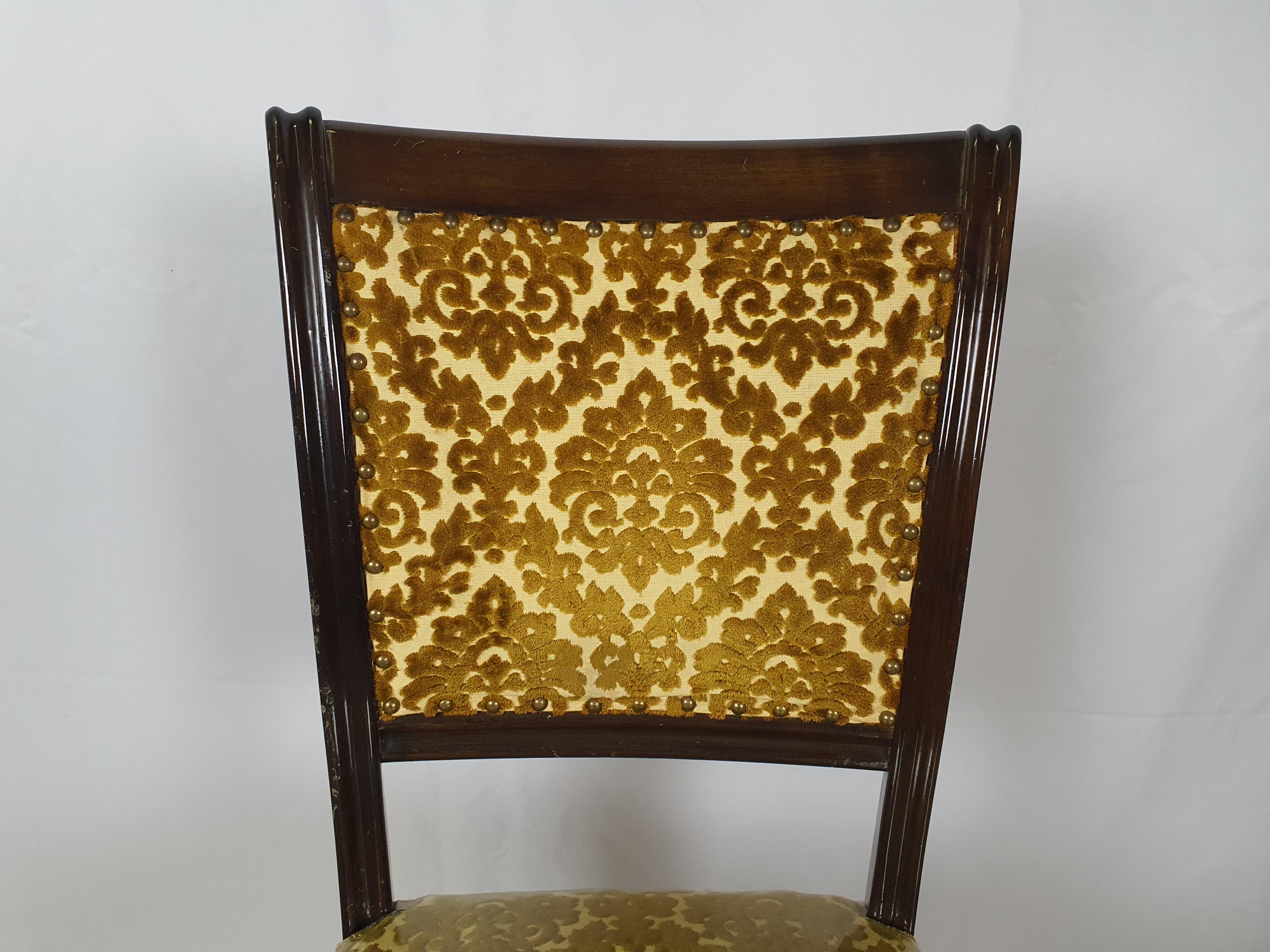 Mid-20th Century Empire Style Padded Chair For Sale
