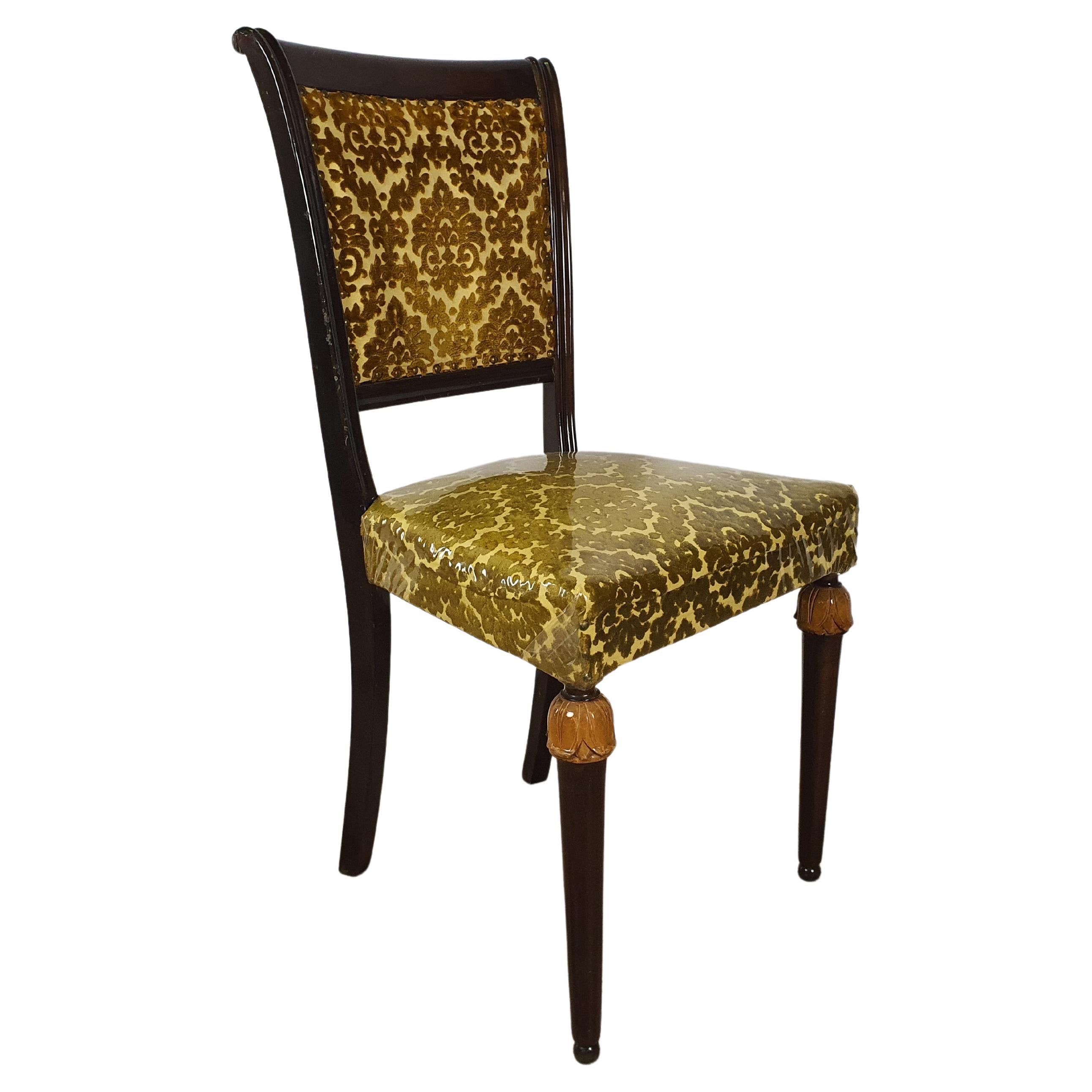 Empire Style Padded Chair For Sale